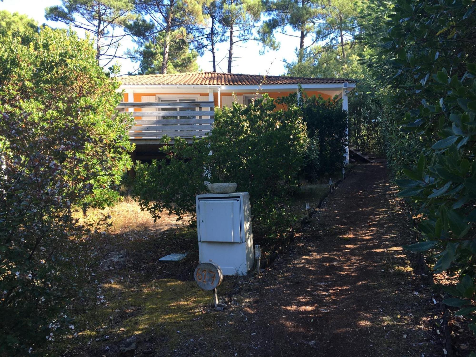 Chalet Orange Naturiste La Jenny Le Porge Pokój zdjęcie